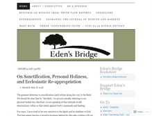 Tablet Screenshot of edensbridge.org